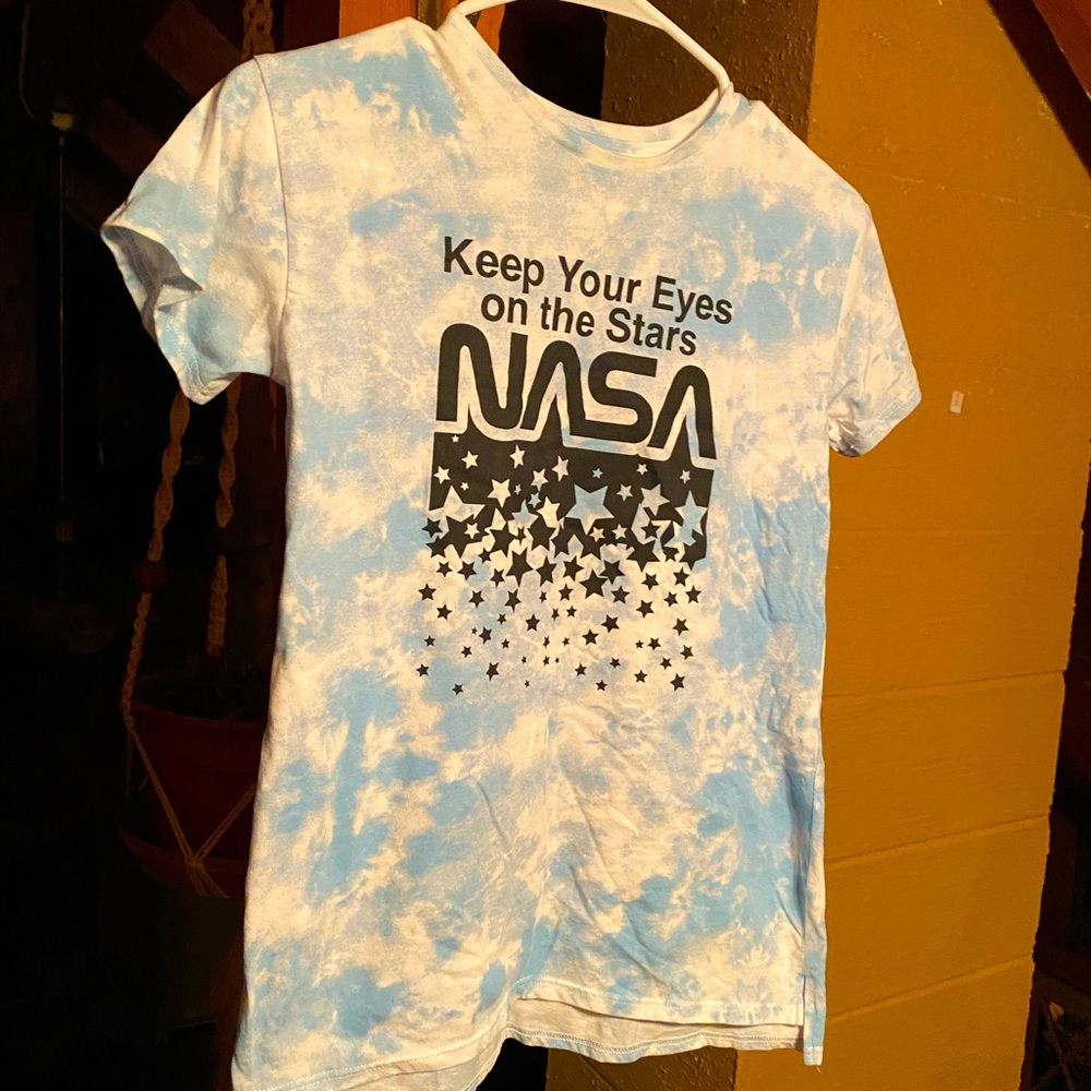 NASA Shirt blue and white